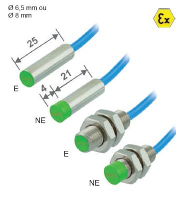 Linha NAMUR Ø6,5 Ø8,0 e M8