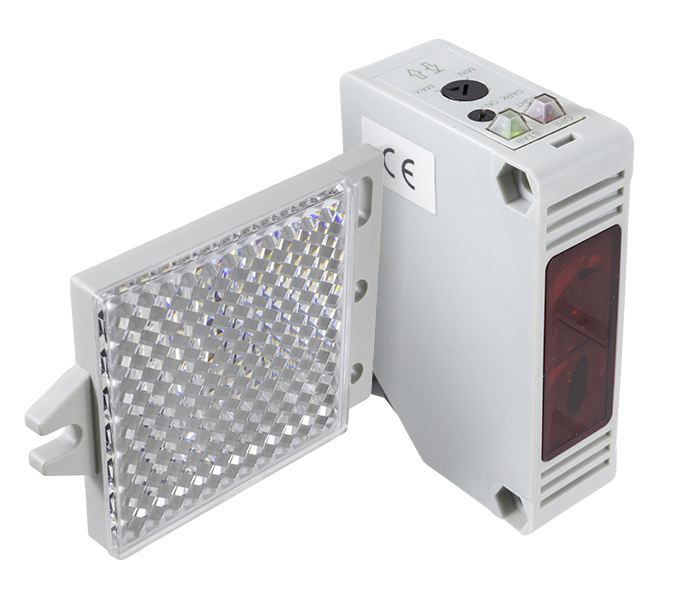 Sensor Fotoelétrico Retroreflectivo Panasonic NPN/PNP 5m - 12/24VCC