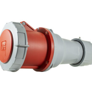 Acoplamento Industrial 125A 3P+E-6H - Vermelho - IP67
