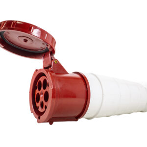 Acoplamento Industrial 125A 3P+N+E-6H - Vermelho - IP67